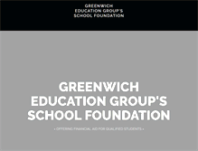 Tablet Screenshot of gegfoundation.org